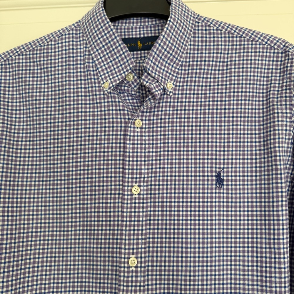 Polo Ralph Lauren check Button Down Shirt Large